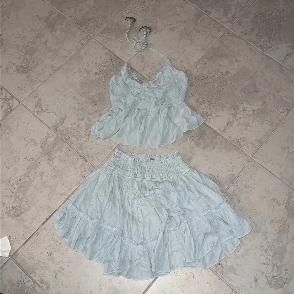 free people two piece set